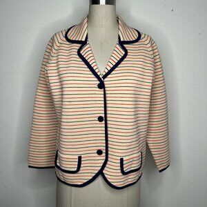 Vintage Bullock’s Wool Striped Knit Cardigan
